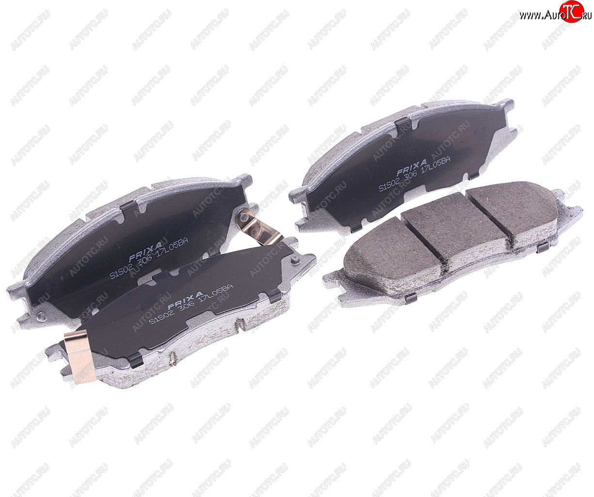 2 599 р. Колодки тормозные R17 передние (4шт.) HANKOOK FRIXA Nissan Almera Classic седан B10 (2006-2013)  с доставкой в г. Кемерово