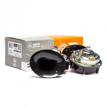 1 369 р. Сигнал звуковой ГАЗ-2410 комплект 12V (высокий+низкий) AVTOELECTRICA AVTOELECTRICA с302303д ae  с доставкой в г. Кемерово. Увеличить фотографию 1