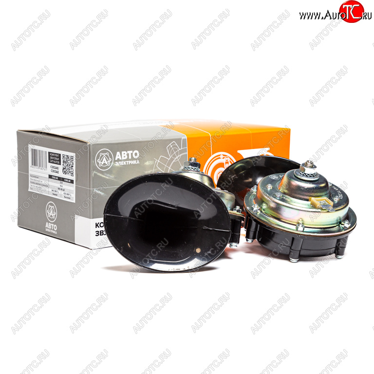 1 369 р. Сигнал звуковой ГАЗ-2410 комплект 12V (высокий+низкий) AVTOELECTRICA AVTOELECTRICA с302303д ae  с доставкой в г. Кемерово