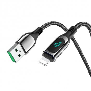 779 р. Кабель USB Type C-USB Type C 1.2м черный HOCO HOCO s51 black  с доставкой в г. Кемерово. Увеличить фотографию 1