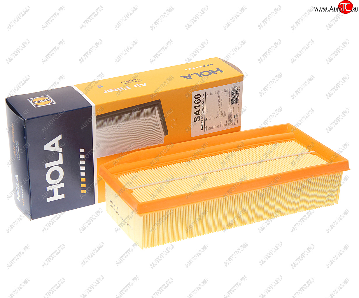 449 р. Фильтр воздушный ЛАДА Vesta,X-Ray RENAULT Duster (1.6) HOLA HOLA sa160  с доставкой в г. Кемерово