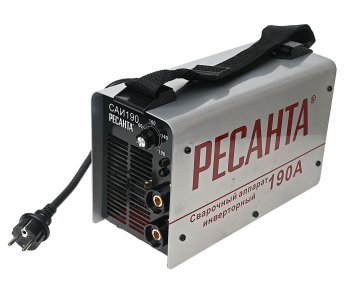 8 299 р. Аппарат сварочный 5.5кВт 10-190А d=2.0-5.0 180-240В инвертор РЕСАНТА РЕСАНТА саи 190  с доставкой в г. Кемерово. Увеличить фотографию 1