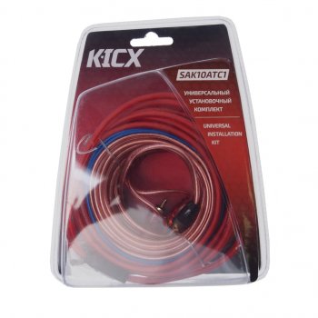 1 699 р. Набор для установки усилителя KICX KICX sak10atc1  с доставкой в г. Кемерово. Увеличить фотографию 1