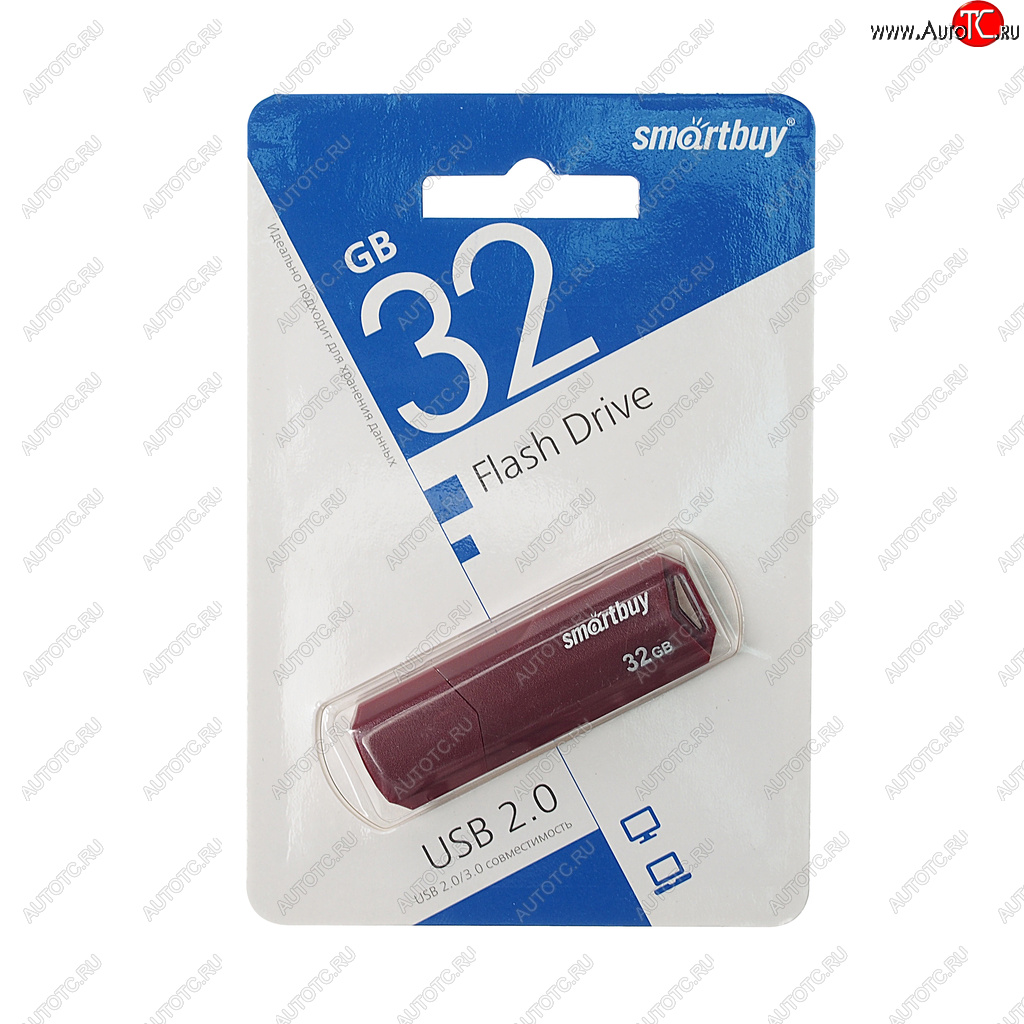 449 р. Карта памяти USB 32GB SMART BUY SMART BUY sb32gbclu-bg  с доставкой в г. Кемерово