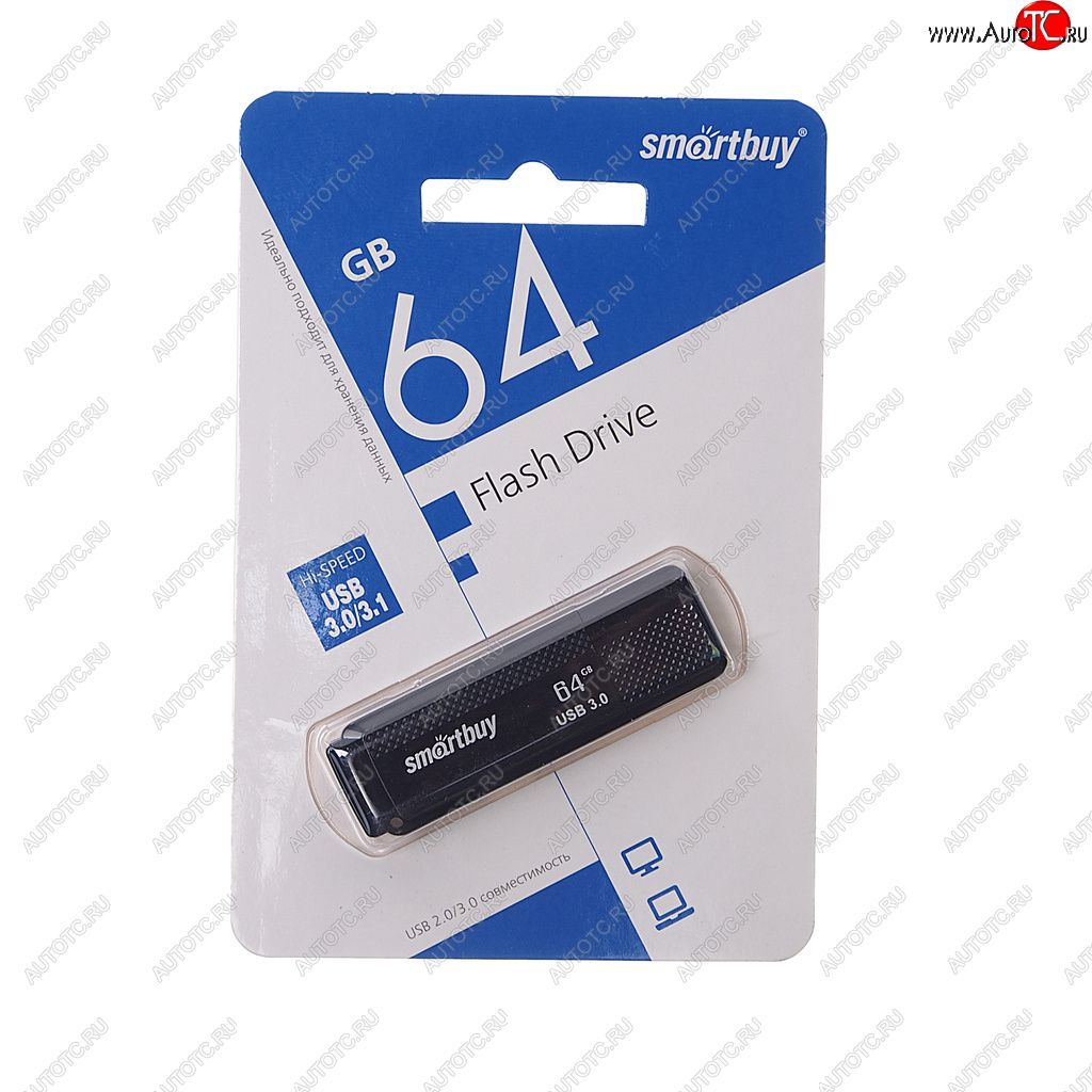 599 р. Карта памяти USB 64GB SMART BUY SMART BUY sb64gbdk-k3  с доставкой в г. Кемерово