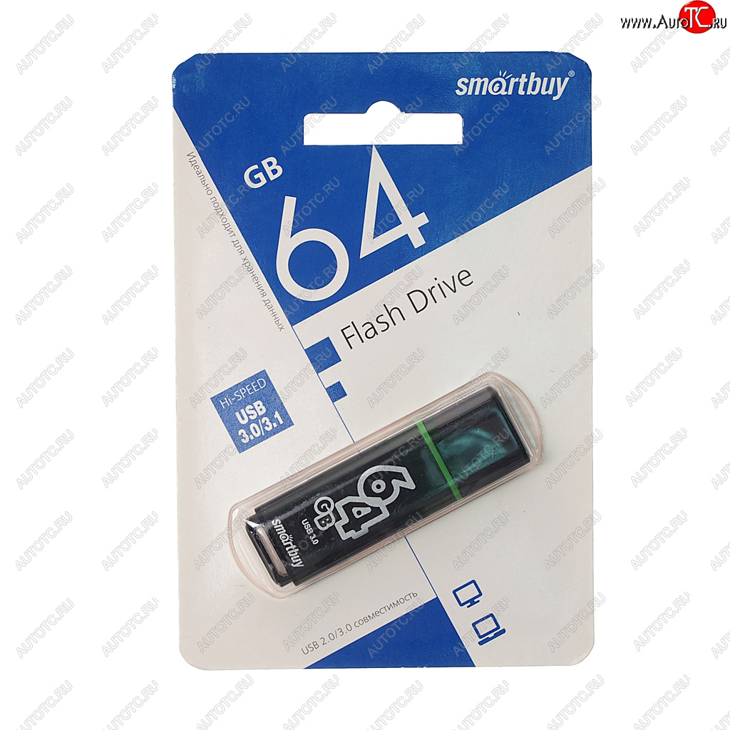 499 р. Карта памяти USB 64GB SMART BUY SMART BUY sb64gbgs-dg  с доставкой в г. Кемерово