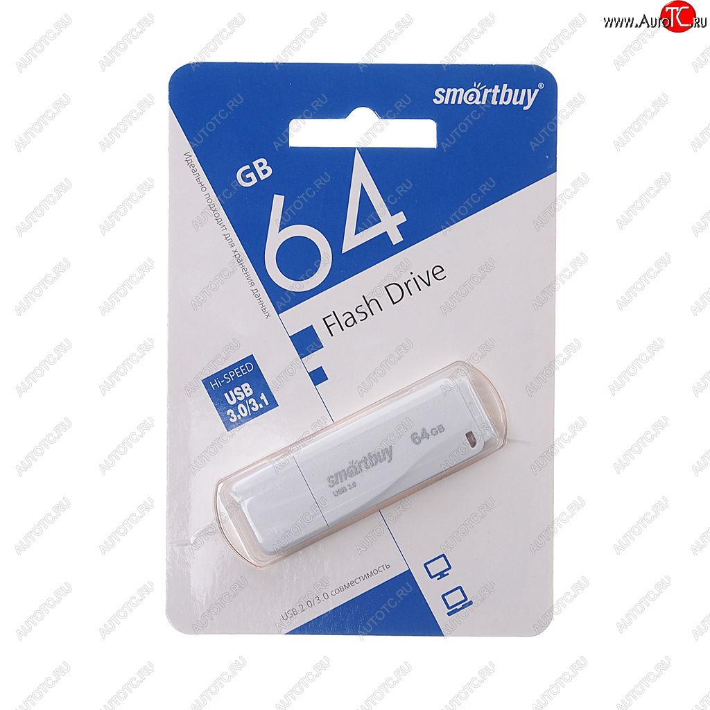 699 р. Карта памяти USB 64GB SMART BUY SMART BUY sb64gblm-w3 SMART BUY sb64gblm-w3  с доставкой в г. Кемерово