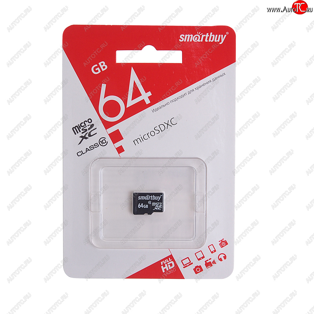 389 р. Карта памяти 64GB MicroSD class 10 SMART BUY SMART BUY sb64gbsdcl10-00le  с доставкой в г. Кемерово