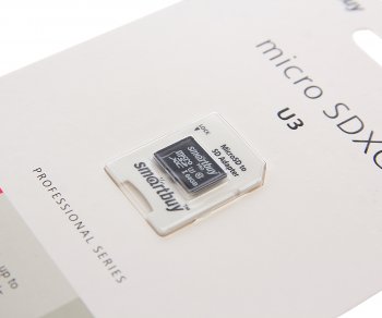 749 р. Карта памяти 64GB MicroSD class 10 + SD адаптер SMART BUY SMART BUY sb64gbsdcl10u3-01  с доставкой в г. Кемерово. Увеличить фотографию 2