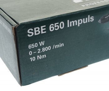 10 249 р. Дрель ударная 650Вт METABO METABO sbe 650  с доставкой в г. Кемерово. Увеличить фотографию 7