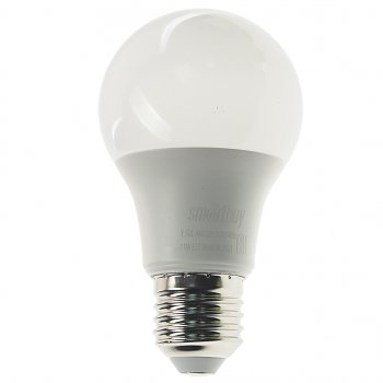 77 р. Лампа светодиодная E27 A60 11W(90W) 220V теплый SMART BUY SMART BUY sbl-a60-11-30k-e27-a  с доставкой в г. Кемерово. Увеличить фотографию 1
