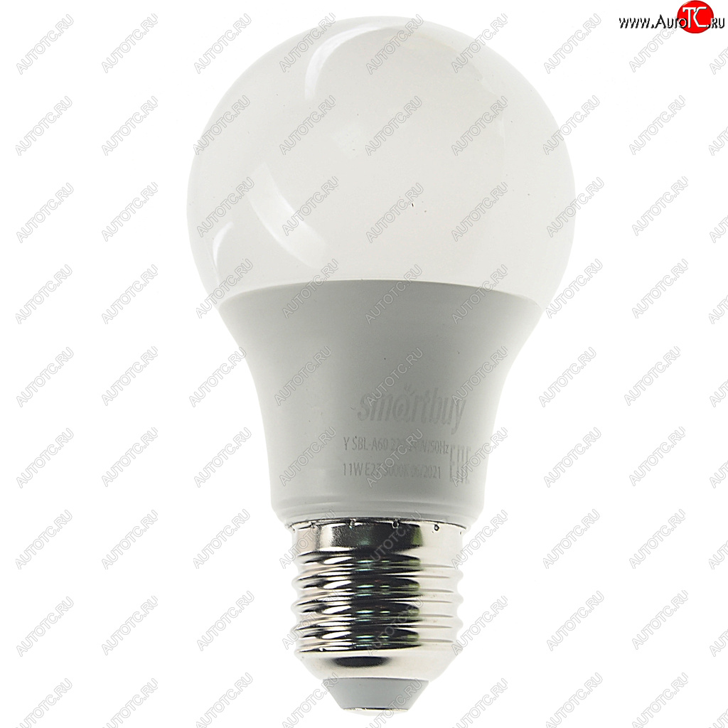 77 р. Лампа светодиодная E27 A60 11W(90W) 220V теплый SMART BUY SMART BUY sbl-a60-11-30k-e27-a  с доставкой в г. Кемерово
