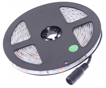 379 р. Лента светодиодная гибкая 4.8W 5м IP65 12V зеленый (блистер) SMART BUY SMART BUY sbl-ip65-4_8-gr  с доставкой в г. Кемерово. Увеличить фотографию 1