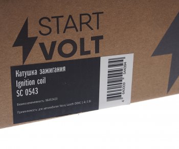 1 959 р. Катушка зажигания CHEVROLET Lacetti (03-) (1.41.6) STARTVOLT STARTVOLT sc0543  с доставкой в г. Кемерово. Увеличить фотографию 6