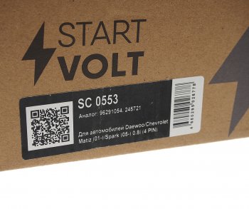 2 799 р. Катушка зажигания DAEWOO Matiz (05-08) STARTVOLT STARTVOLT sc0553  с доставкой в г. Кемерово. Увеличить фотографию 6