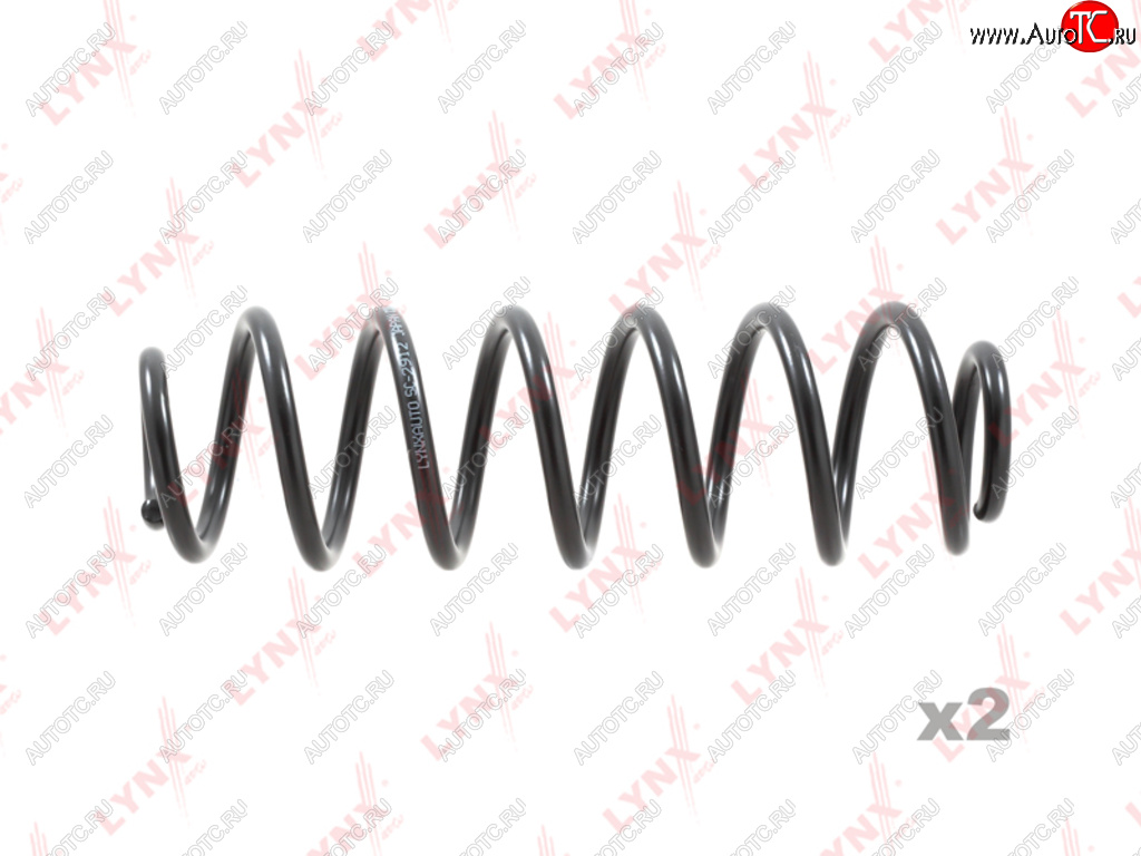 3 679 р. Пружина задней подвески LYNX  Skoda Fabia ( Mk2,  Mk3) (2010-2018), Skoda Octavia ( A5,  A7) (2008-2017), Skoda Yeti (2009-2018), Volkswagen Golf  7 (2012-2020), Volkswagen Jetta  A6 (2011-2018)  с доставкой в г. Кемерово