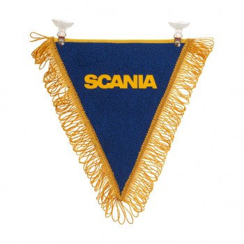 207 р. Вымпел SCANIA с бахромой на 2-х присосках АВТОРЕАЛ АВТОРЕАЛ scania АВТОРЕАЛ scania  с доставкой в г. Кемерово. Увеличить фотографию 1