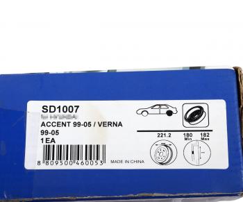 1 599 р. Барабан тормозной HYUNDAI Accent ТАГАЗ (99-) задний (1шт.) SANGSIN SANGSIN sd1007  с доставкой в г. Кемерово. Увеличить фотографию 4