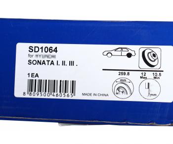 1 999 р. Диск тормозной HYUNDAI Sonata (94-) задний (1шт.) SANGSIN SANGSIN sd1064  с доставкой в г. Кемерово. Увеличить фотографию 5