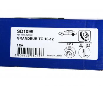 2 159 р. Диск тормозной HYUNDAI Sonata (07-) задний (1шт.) SANGSIN SANGSIN sd1099  с доставкой в г. Кемерово. Увеличить фотографию 4