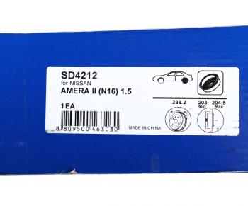 1 599 р. Барабан тормозной NISSAN Almera (N16) (00-) задний SANGSIN SANGSIN sd4212  с доставкой в г. Кемерово. Увеличить фотографию 4