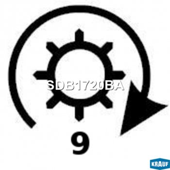 669 р. Привод стартера ГАЗ,УАЗ дв.ЗМЗ-405,406,409 KRAUF KRAUF sdb1720ba KRAUF sdb1720ba  с доставкой в г. Кемерово. Увеличить фотографию 5