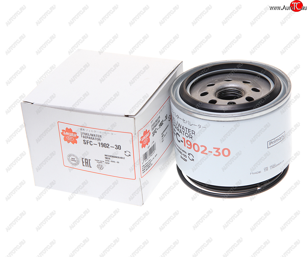 2 079 р. Фильтр топливный ATLAS COPCO ХAS97DD дв.DEUTZ D2011L03 (10 микрон) SAKURA SAKURA sfc190230  с доставкой в г. Кемерово