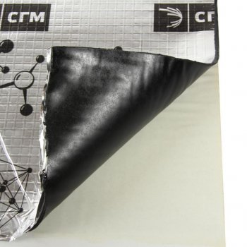 499 р. Шумоизоляция, вибропоглощение АлюМаст Base (М4Ф1) (0.5х0.7м) толщина 4мм Budget series SGM SGM sgm.bas.m4f1.05x070  с доставкой в г. Кемерово. Увеличить фотографию 2