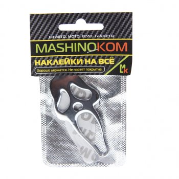 225 р. Наклейка металлическая 3D Крик 40х75мм MASHINOKOM MASHINOKOM shk 094  с доставкой в г. Кемерово. Увеличить фотографию 1
