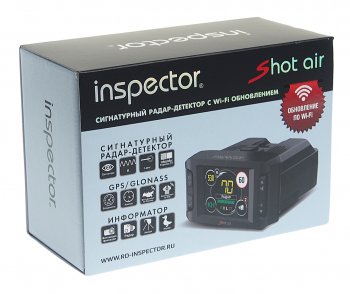 11 999 р. Радар-детектор GPS INSPECTOR INSPECTOR shot air wifi signature gps  с доставкой в г. Кемерово. Увеличить фотографию 6