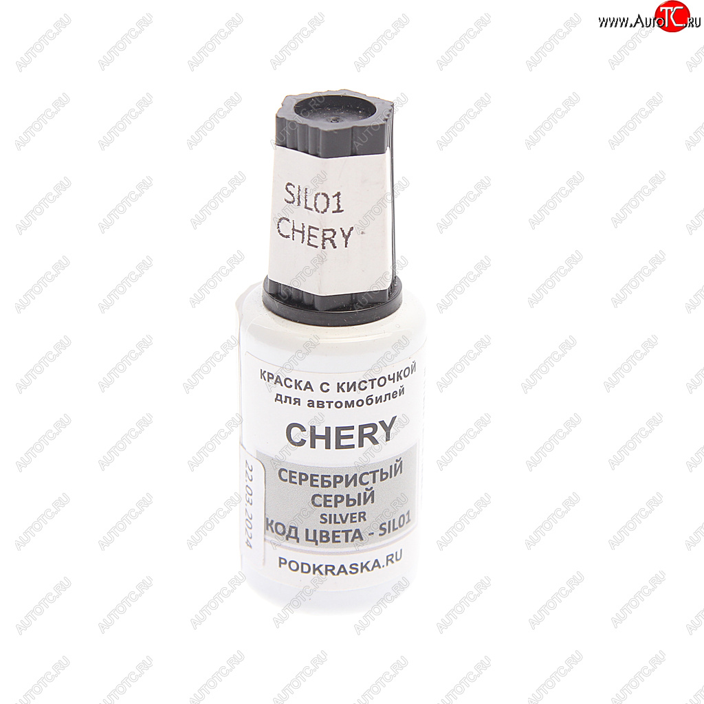 379 р. Краска с кистью 20мл CHERY SIL01 PODKRASKA PODKRASKA sil01  с доставкой в г. Кемерово