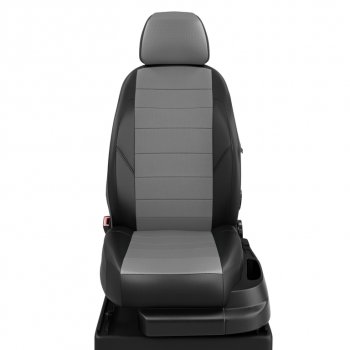 7 799 р. Авточехлы SKODA Rapid (12-) VW Polo (20-) лифтбек экокожа черно-серые AVTOLIDER AVTOLIDER sk23-0401-ec02  с доставкой в г. Кемерово. Увеличить фотографию 1