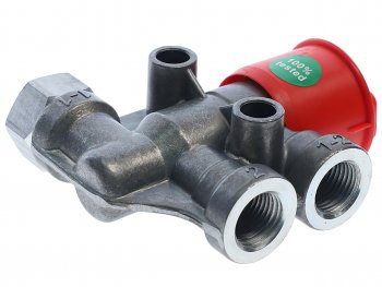 2 199 р. Клапан растормаживания прицепа (красная кнопка) S&K GMBH S&K GMBH sk-3170016-01  с доставкой в г. Кемерово. Увеличить фотографию 2