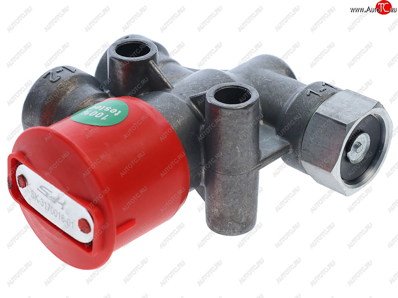 2 199 р. Клапан растормаживания прицепа (красная кнопка) S&K GMBH S&K GMBH sk-3170016-01  с доставкой в г. Кемерово