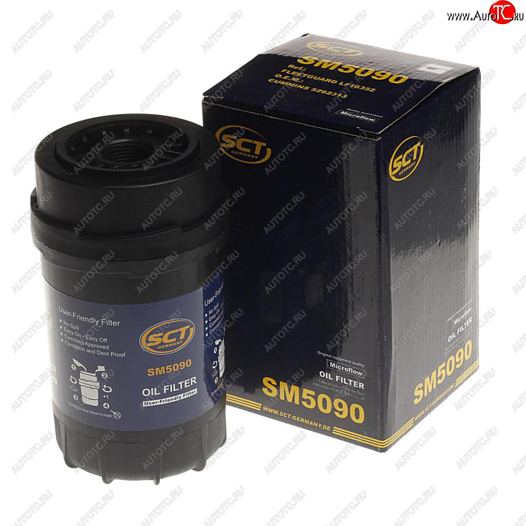 1 659 р. Фильтр масляный ГАЗ-3309,3310 (дв.CUMMINS ISF 3.8 D-245.7) SCT MANNOL MANNOL sm 5090  с доставкой в г. Кемерово