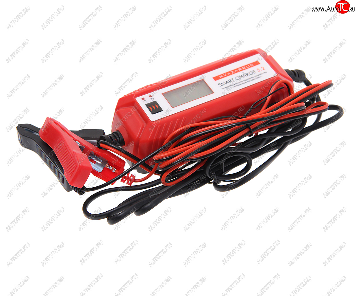 1 979 р. Устройство зарядное 6-12V 5А 120Ач 220V (автомат) Smart Charge KVAZARRUS KVAZARRUS smart charge 5.2  с доставкой в г. Кемерово