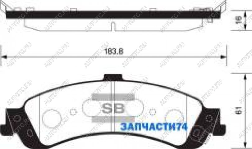 1 649 р. Колодки тормозные задние барабанные (4шт.) SANGSIN  Chevrolet Tahoe  GMT T1XX (2019-2022)    с доставкой в г. Кемерово