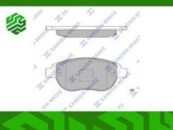 2 149 р. Колодки тормозные передние (4шт.) SANGSIN CITROEN Xsara N1 хэтчбэк 5 дв. 2-ой рестайлинг (2003-2005)  с доставкой в г. Кемерово. Увеличить фотографию 1