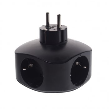 1 149 р. Тройник сетевой 3 гнезда + 2 USB 1A с заземлением черный ЭРА ЭРА sp-3e-usb-black  с доставкой в г. Кемерово. Увеличить фотографию 1