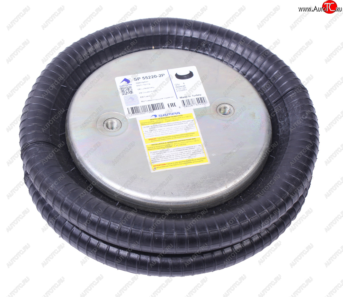 2 999 р. Пневморессора ROR (две секции) (резьба под штуцер G14) SAMPA SAMPA sp55220-2p  с доставкой в г. Кемерово