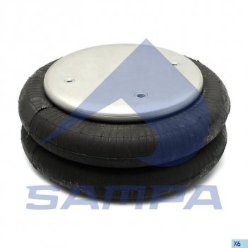 4 899 р. Пневморессора BPW (двухсекционная) SAMPA SAMPA sp55300-2p22  с доставкой в г. Кемерово. Увеличить фотографию 1