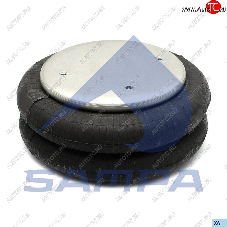 4 899 р. Пневморессора BPW (двухсекционная) SAMPA SAMPA sp55300-2p22  с доставкой в г. Кемерово