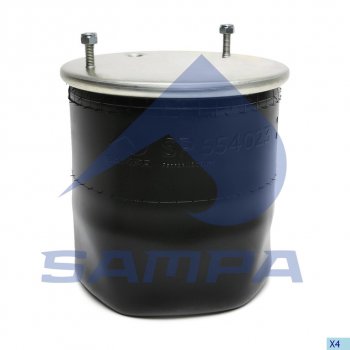3 999 р. Пневморессора SAF ROR (без стакана) (2 шп. М12,1 отв. М22х1.5мм) SAMPA SAMPA sp554023  с доставкой в г. Кемерово. Увеличить фотографию 1