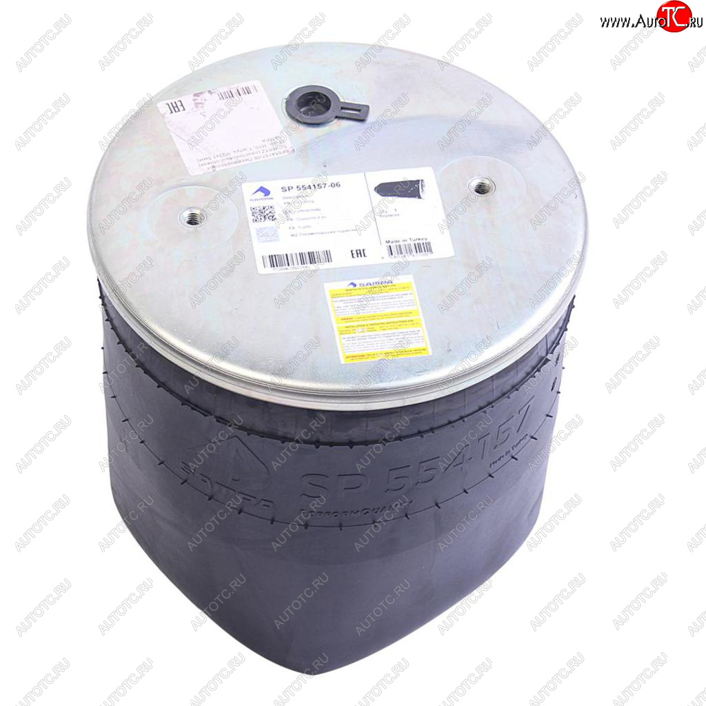 3 699 р. Пневморессора SCHMITZ (без стакана) (2 шп. M10, 1 штуц. M22х1.5мм) SAMPA SAMPA sp554157-06  с доставкой в г. Кемерово