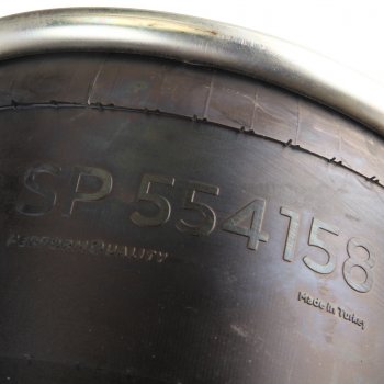 4 299 р. Пневморессора SCHMITZ (без стакана) (2 отв. M10, 1 отв. M22х1.5,низ отв. M12мм) высокая SAMPA SAMPA sp554158  с доставкой в г. Кемерово. Увеличить фотографию 3