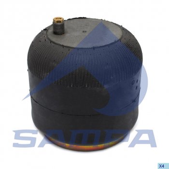 4 499 р. Пневморессора MERCEDES (металлический стакан) SAMPA SAMPA sp554391-k21  с доставкой в г. Кемерово. Увеличить фотографию 1
