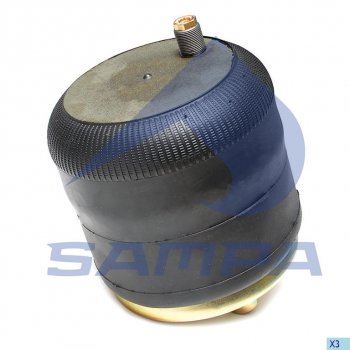 7 549 р. Пневморессора MERCEDES (металлический стакан) SAMPA SAMPA sp554786-k01  с доставкой в г. Кемерово. Увеличить фотографию 1