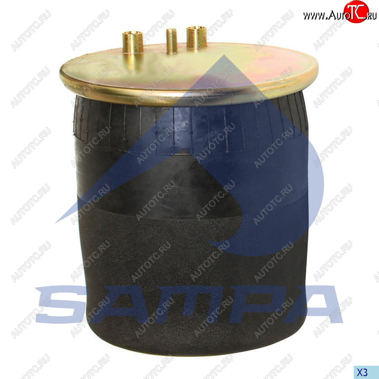 6 499 р. Пневморессора MAN (металлический стакан) SAMPA SAMPA sp554884-k07  с доставкой в г. Кемерово