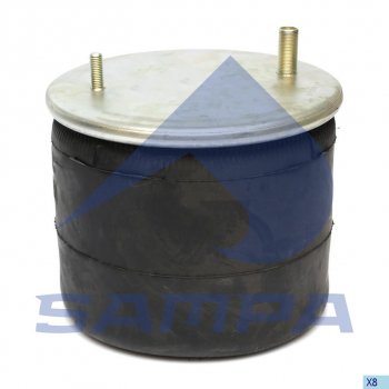 5 399 р. Пневморессора BPW (пластиковый стакан) SAMPA SAMPA sp554940-kp  с доставкой в г. Кемерово. Увеличить фотографию 1