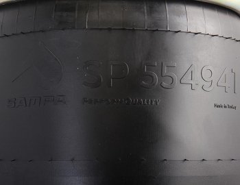 3 799 р. Пневморессора BPW (без стакана) (1 шп. M12,1 отв. M18х1.5мм) SAMPA SAMPA sp554941  с доставкой в г. Кемерово. Увеличить фотографию 3